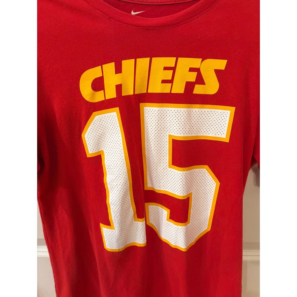 Patrick Mahomes Nike Kansas City Chiefs #15 Red T-Shirt Size M - Picture 10 of 16
